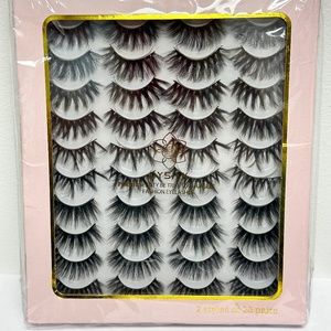 20 PAIRS OF FAUX EYELASHES